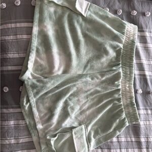 Mint Green Tie-Dye Lounge Shorts
